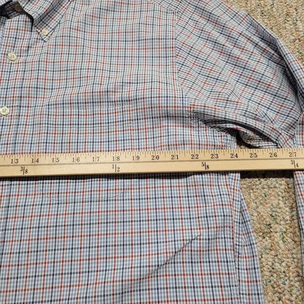 Brooks Brothers 346 Shirt Mens Large Multi Plaid Oxford Button Down Long Sleeve - Picture 11 of 13
